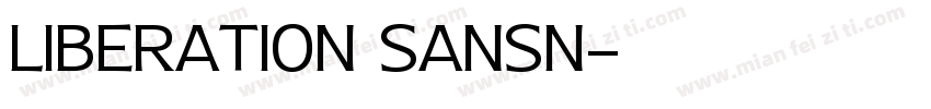 Liberation Sansn字体转换